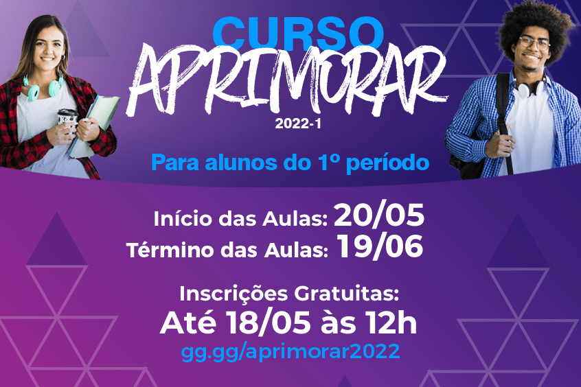 Leia mais sobre o artigo Aprimorar prorroga inscrições até quarta-feira, 18 de maio às 12h