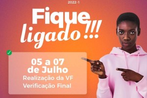 Leia mais sobre o artigo Verificações Finais acontecem entre 05 e 07 de julho