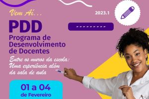 Leia mais sobre o artigo Programa de Desenvolvimento de Docentes tem agenda definida para 2023-1
