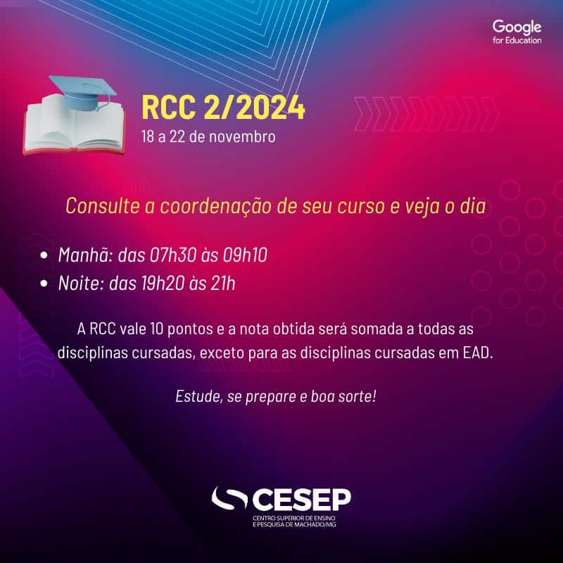 No momento, você está visualizando Revisão de Conteúdos Curriculares – RCC